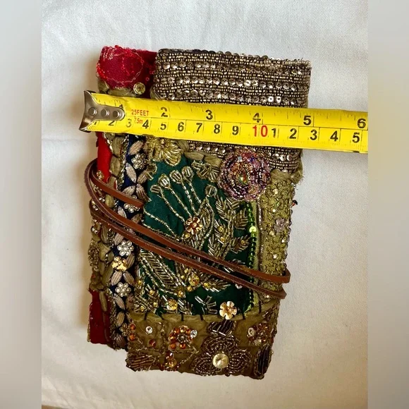 Embellished Patchwork Journal Note Book - Picture 9 of 10